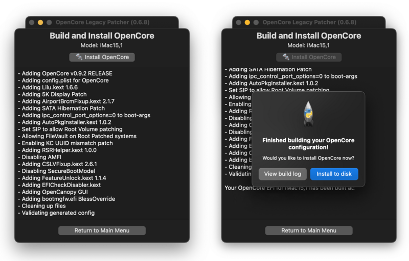 Файл:OCLP-GUI-Build-Start-Finished.png